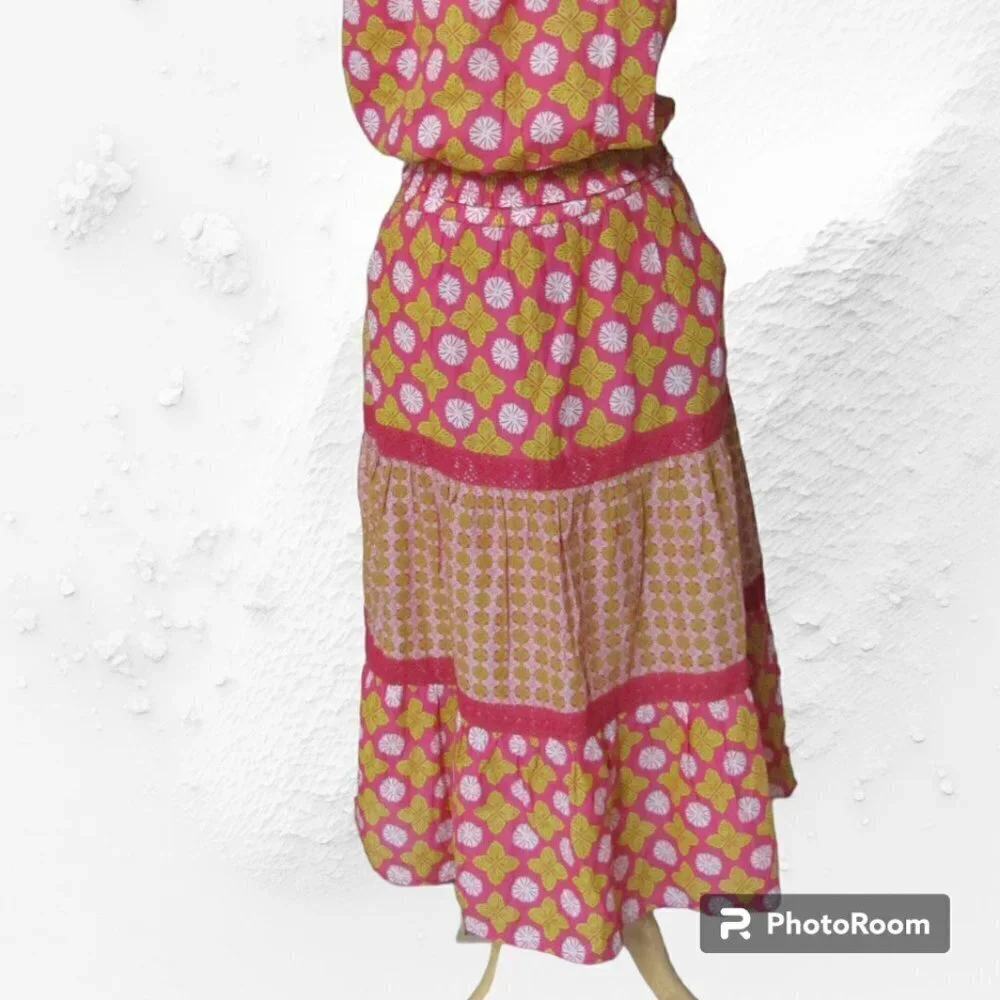 SIGRID OLSEN LADIES 2 PIECE SHIRT & MAXI SKIRT SET - Picture 3 of 15